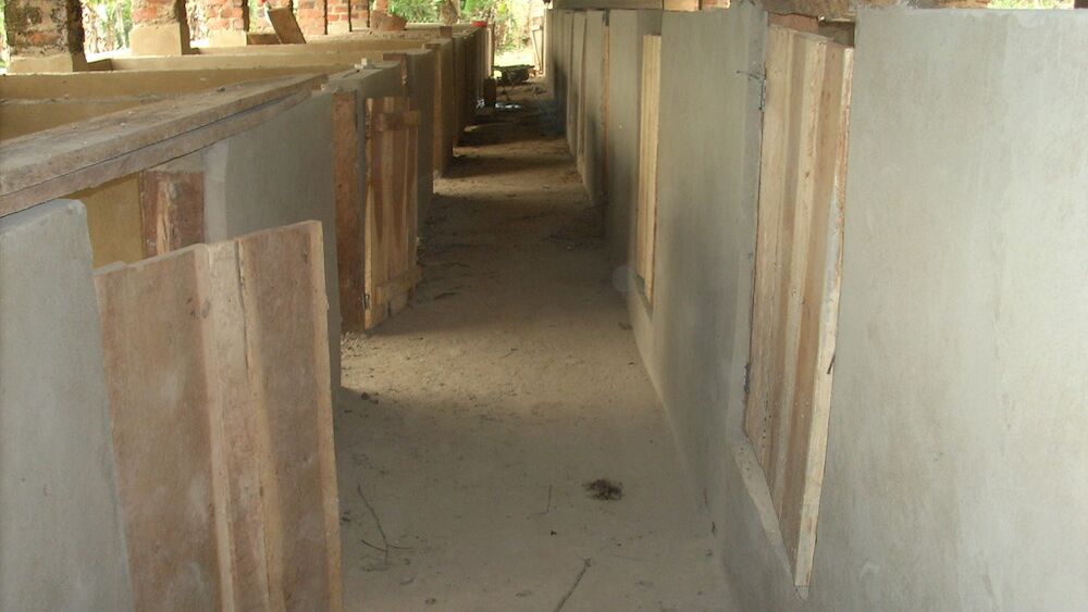 Uganda Schweinestall 2010