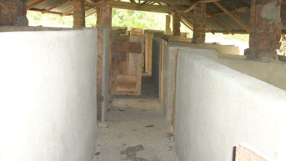 Uganda Schweinestall 2010